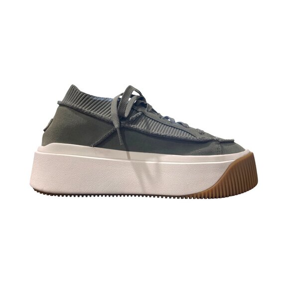 UGG EZ-Duzzit Platform Sneaker Lace-Up Clover Green 1152717 Size 10 - Picture 4 of 10